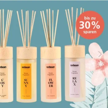 Bio-Raumdüfte bis zu 30 % reduziert