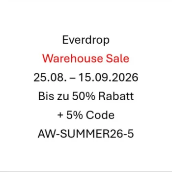 Everdrop Warehouse Sale bis zu 50% Rabatt + 5% Rabatt