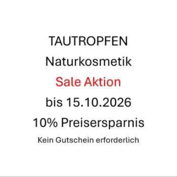 Jetzt 10% sparen Tautropfen Naturkosmetik Balance Duo!