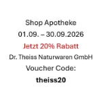 Shop Apotheke 20% sparen auf Dr. Theiss Naturwaren