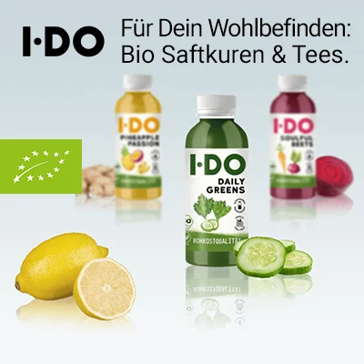 I DO - Bio kaltgepresste Saftkuren und Tee