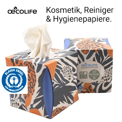 oecolife - Kosmetik, Reiniger und Hygienepapiere