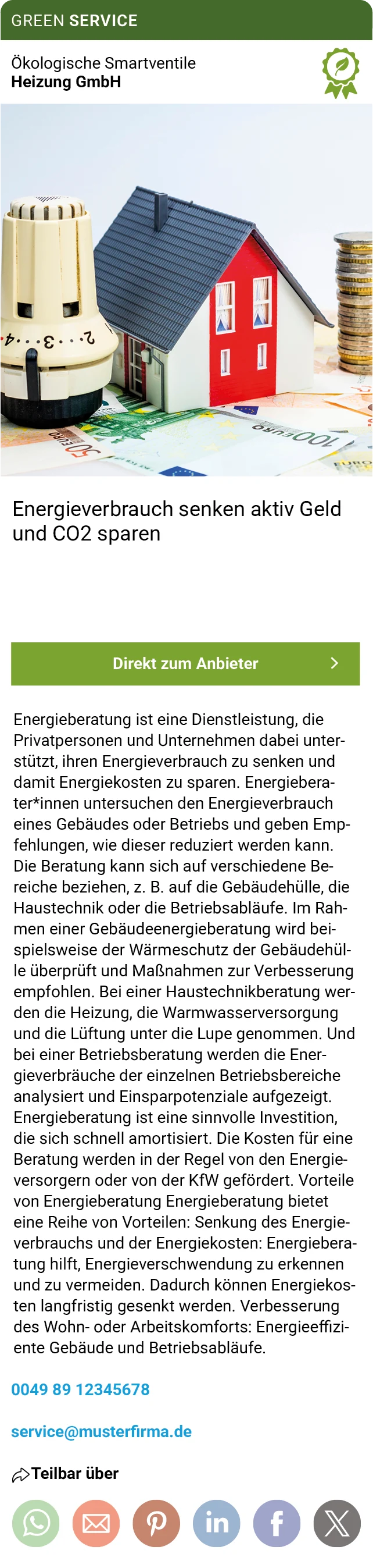 Dienstleistungen