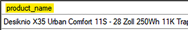 Beispiel für die Angabe des Produktnamen im AWIN-Datenfeed