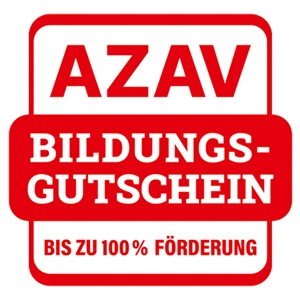 AZAV-Bildungsgutschein, bis zu 100% Förderung