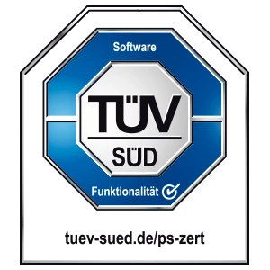 TUEV Süd Software-Funktionalitaet PS-Zert
